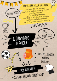ULTIMO GIORNO DI SCUOLA
