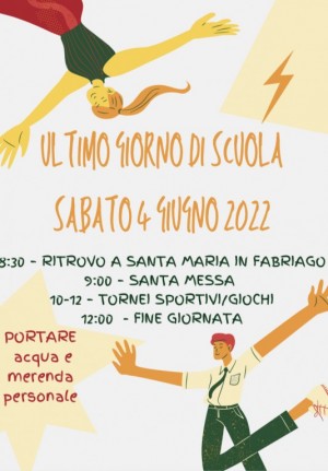 Ultimo giorno di scuola!