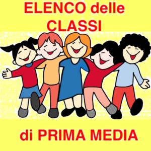 ELENCO CLASSI PRIMA MEDIA