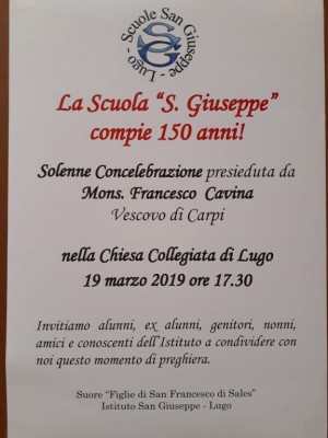 La Scuola San Giuseppe compie 150 anni