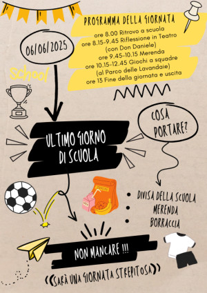 ULTIMO GIORNO DI SCUOLA