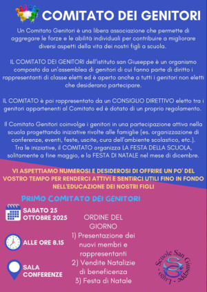 COMITATO DEI GENITORI 